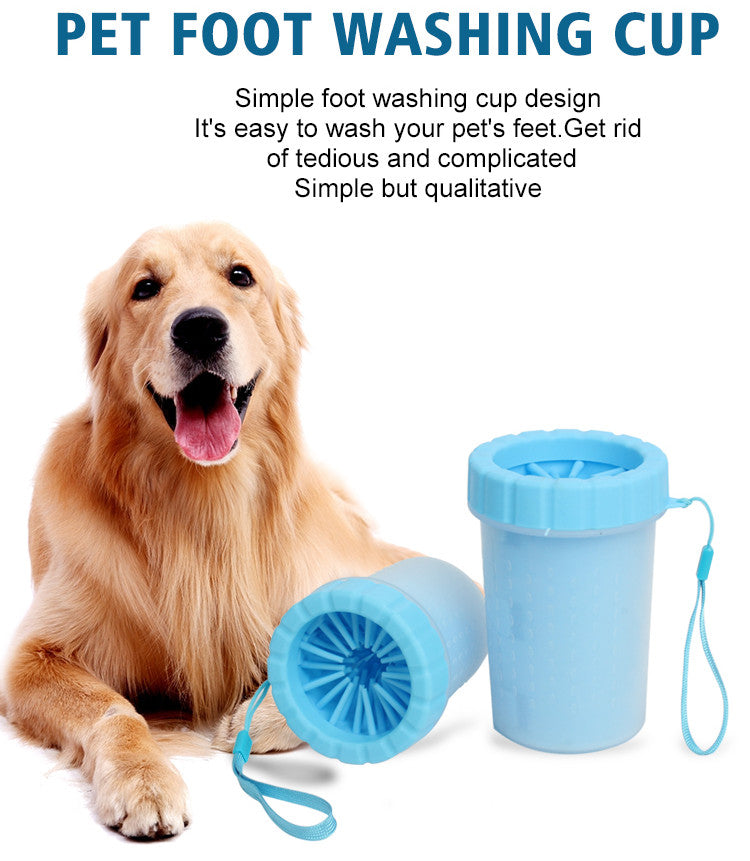 Dog foot washing cup best sale